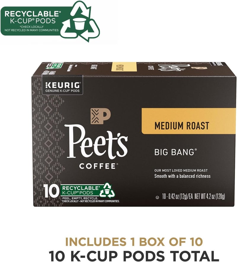 Peet's Coffee Big Bang Medium Roast K-Cup Pods - Image 2